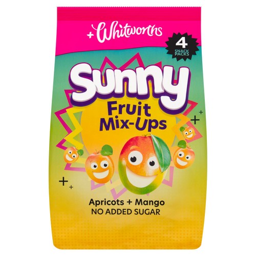 Whitworths Sunny Fruit Mix-Ups - Apricots & Mango 4 x 18g
