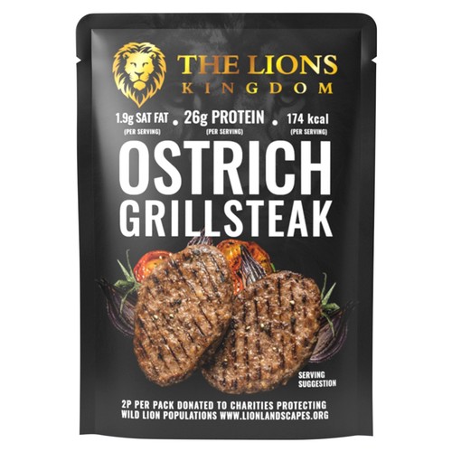 The Lions Kingdom Ostrich Grill Steaks 240g