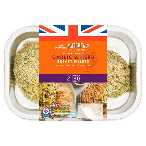 Morrisons Garlic & Herb Crumb Breast Fillets