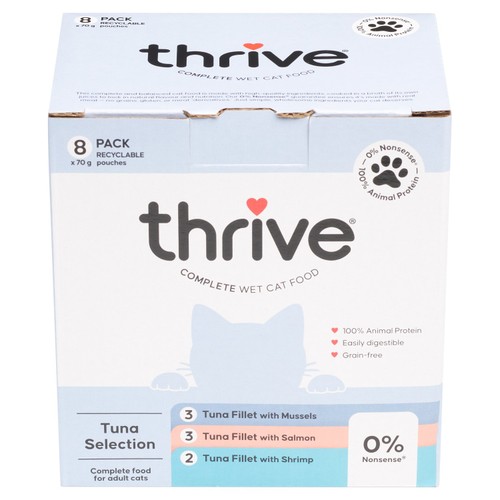 Thrive Pouch Fish 8 X 70G