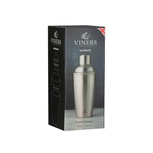 Viners Silver Cocktail Shaker Giftbox 