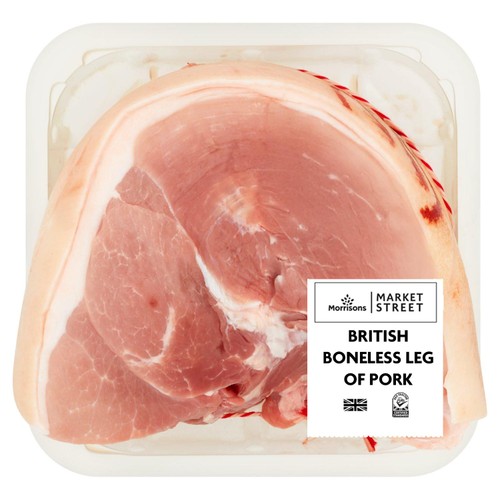 Morrisons british boneless leg of pork