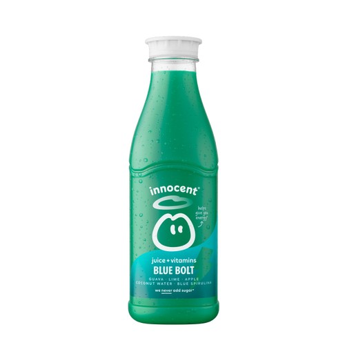Innocent Plus Blue Bolt, Guava Lime Juice with Vitamins 750ml
