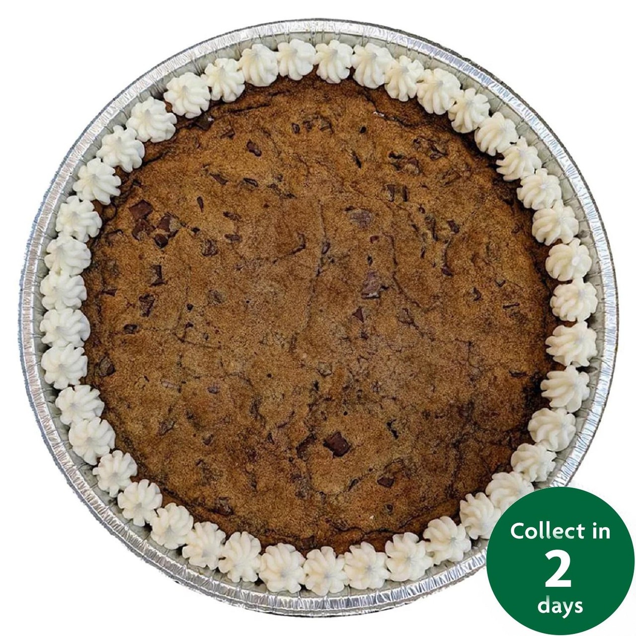 Giant 10" Chocolate Cookie- Decorate your own (Serves 10) FTO