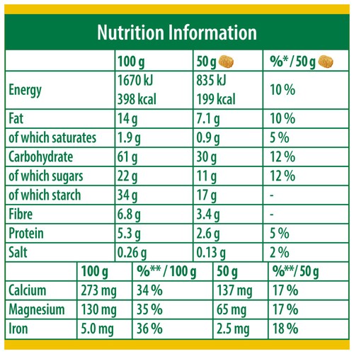 Belvita Soft Bakes Chocolate Hazelnut Flavour Cereal Snack Bars Multipack