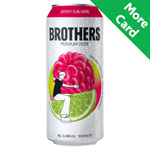 Brothers Its Berry Sublime Cider 3.4% Abv