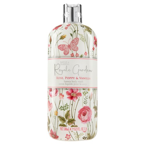 Baylis & Harding Royale Garden Rose Poppy & Vanilla Body Wash 