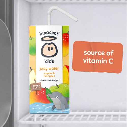 Innocent Kids Juicy Water Apples & Mangoes 3 x 200ml