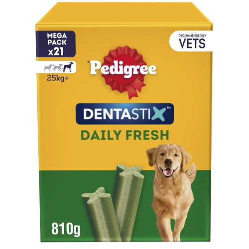 Pedigree Dentastix Fresh Adult Large Dog Treats 21 x Dental Sticks