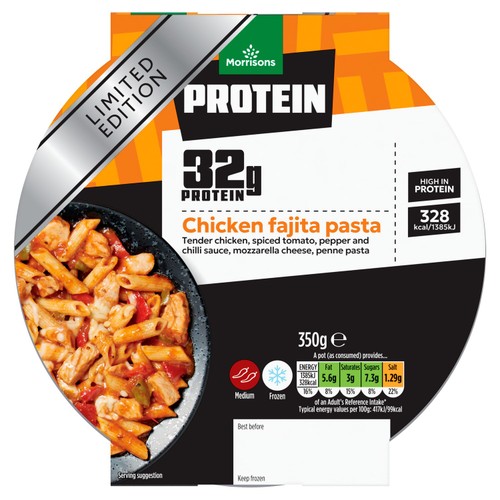 Morrisons Fajita Chicken Pasta Protein Pot