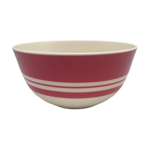 Nutmeg Striped Bowl Red