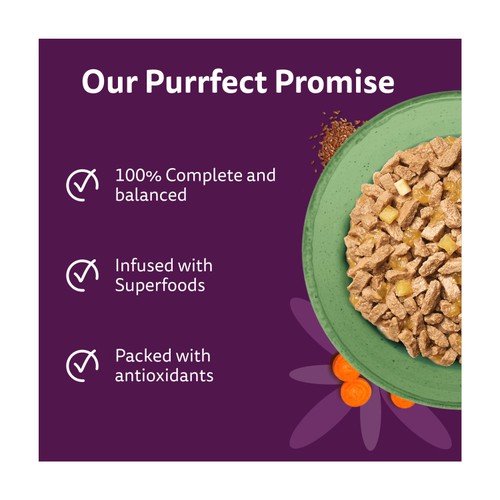 Whiskas 1+ Cat Pouches Superfoods Mixed Selection In Jelly 15x50g