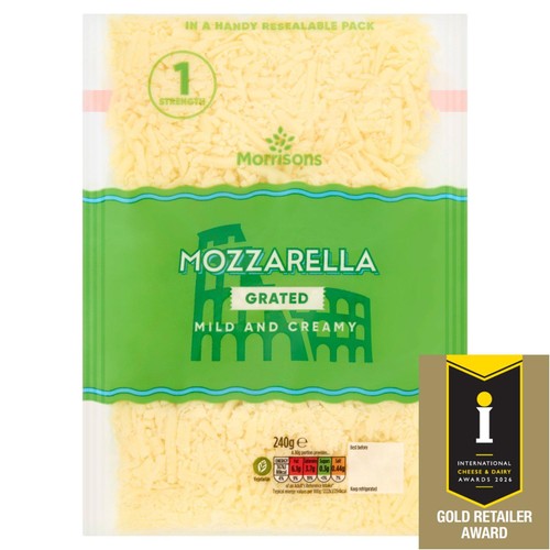 Morrisons Grated Mozzarella 240g