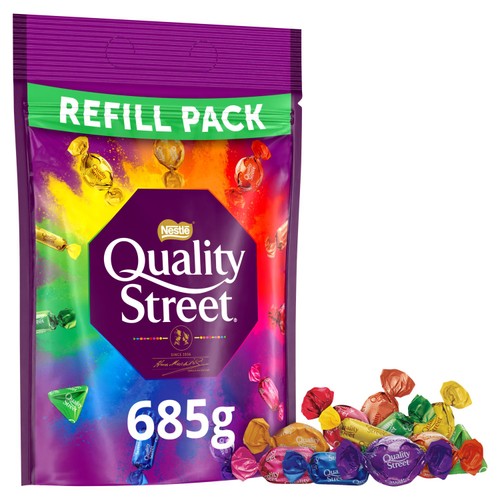 Quality Street Chocolate Refill Bag 685g