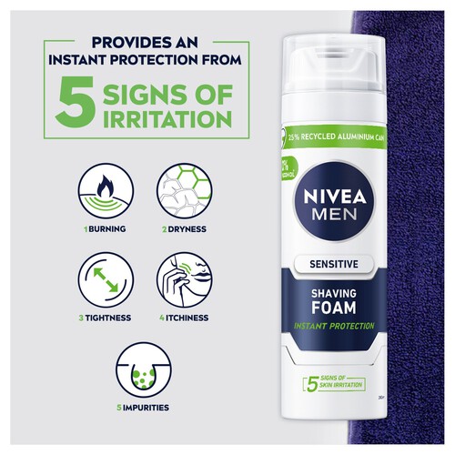 NIVEA MEN Sensitive Shave Foam 