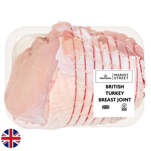 Morrisons British Turkey Breast Joint Skin On 1.85kg