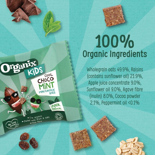 Organix Kids Choco Mint Mini Flapjack Bites