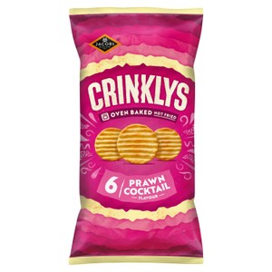 Jacob’s Crinklys Salt & Vinegar Multipacks 6x23g