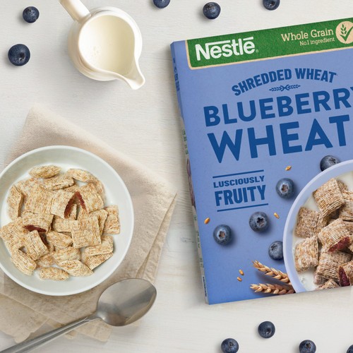 Nestle Shredded Wheat Blueberry Fruit Wheats 450g