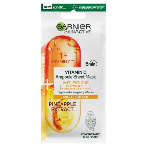 Garnier vitamin c ampoule sheet mask pineapple