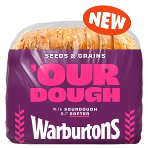 Warburtons Seeds & Grains Bread with Sourdough 400g