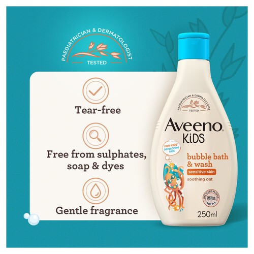 Aveeno Kids Bubble Bath & Wash 