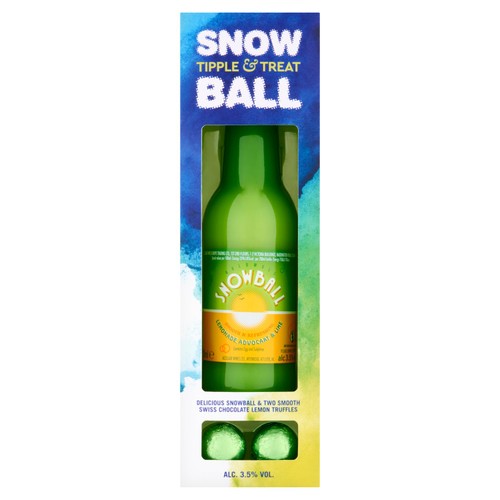 Snowball With Chocolate Lemon Truffles Gift Set 