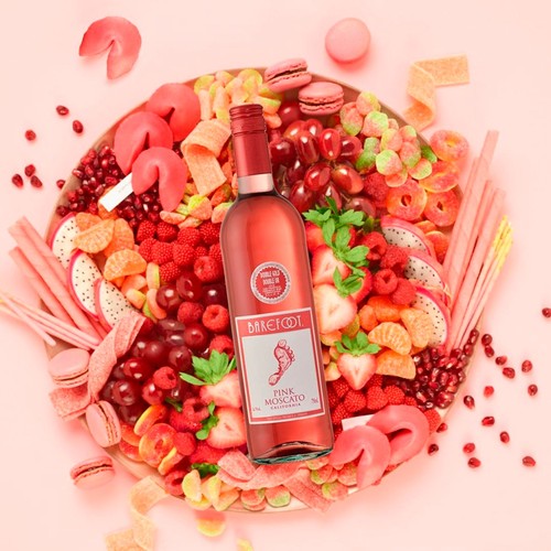 Barefoot Pink Moscato Rose Wine