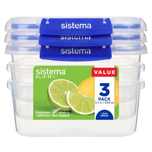 Sistema Klip It Plus Leakproof Food Storage Containers