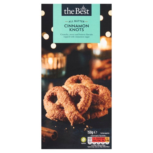 Morrisons The Best All Butter Cinnamon Knots 150g