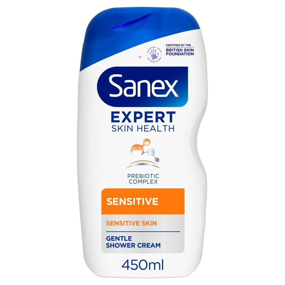 Sanex Expert Skin Health Sensitive Shower Gel Body Wash 450ml 