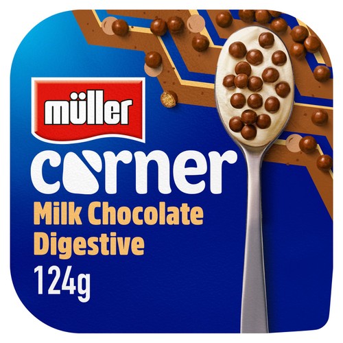 Muller Corner Vanilla with Chocolate Digestive Biscuits Yogurt 124g