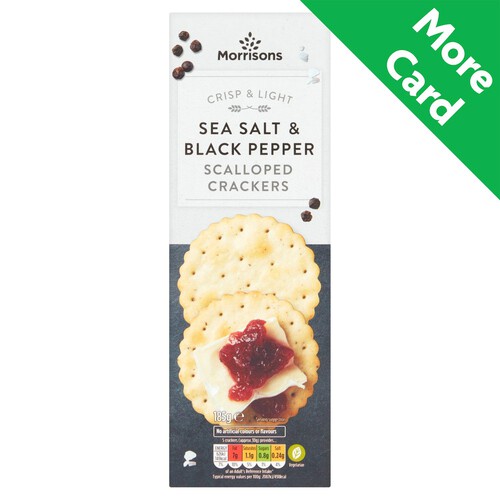 Morrisons Salt/Pepper Crackers 