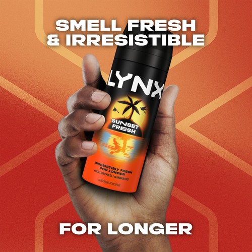 Lynx Body Spray Sunset Fresh   150ml