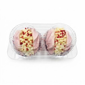 Morrisons Milkybar Raspberry Fresh Cream Meringues 2 Pack