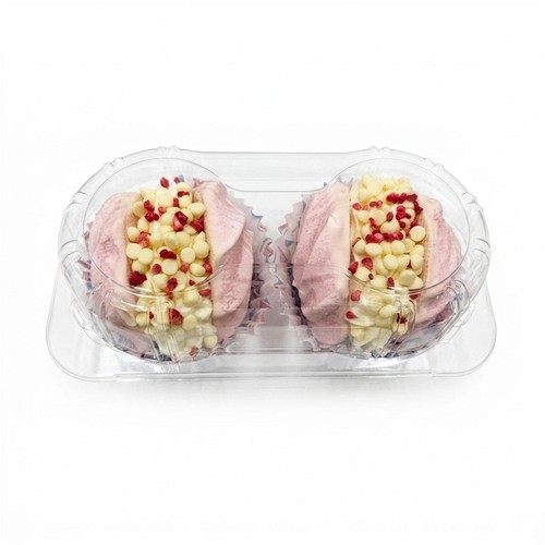 Morrisons Milkybar Raspberry Fresh Cream Meringues 2 Pack