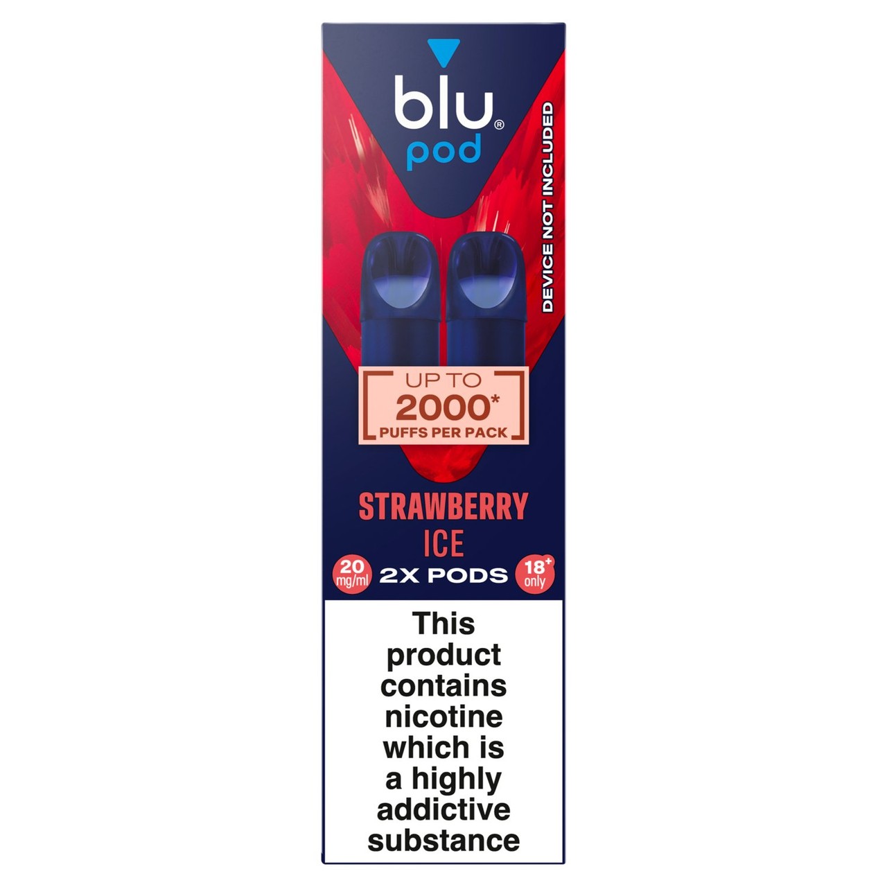 Blu Pod Strawberry Ice 20mg/ml 2x2ml