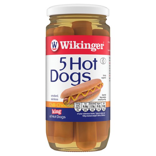 Wikinger Chilli Cheese Hotdogs 