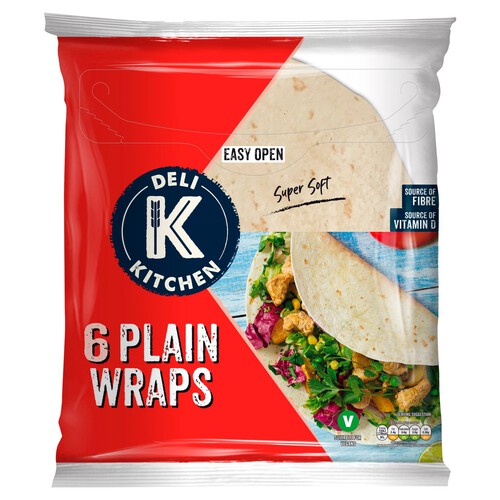 Deli Kitchen Plain Wraps 