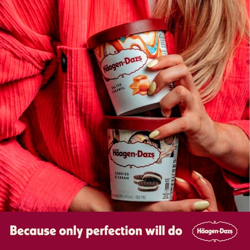 Haagen Dazs Cookies & Cream Ice Cream 