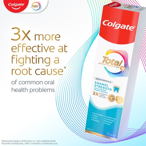 Colgate Total Active Prevention + Enamel Strength Toothpaste 125ml
