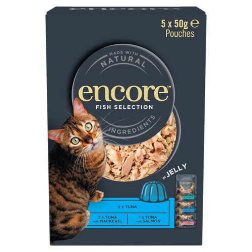 Encore Cat Fish Selection In Jelly Pouches
