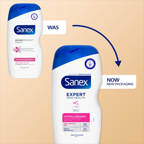 Sanex Expert Skin Health Hypoallergenic Shower Gel 