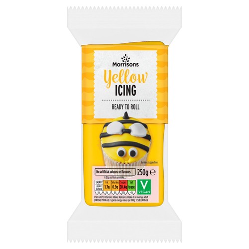 Morrisons Ready To Roll Yellow Icing
