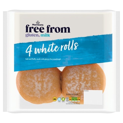 Morrisons Free From White Rolls