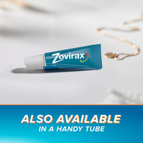 Zovirax Cold Sore Treatment Cream with Aciclovir Tube