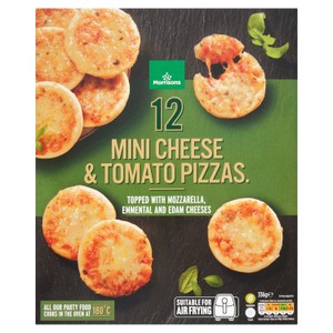 Morrisons 12 Cheese And Tomato Mini Deep Dish Pizzas