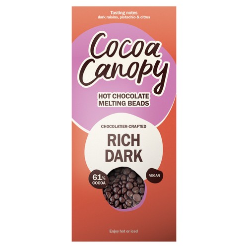 Cocoa Canopy Hot Chocolate Melting Beads Rich Dark