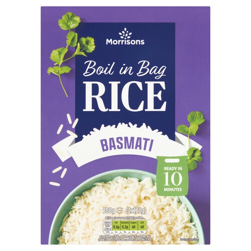 Morrisons Basmati Boil In The Bag Rice