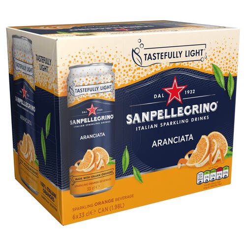 San Pellegrino Orange Cans